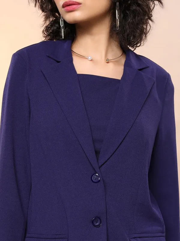  Tokyo Talkies Women Navy Blue Co-Ords