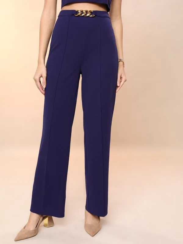  Tokyo Talkies Women Navy Blue Co-Ords