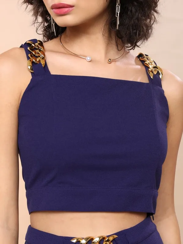  Tokyo Talkies Women Navy Blue Co-Ords