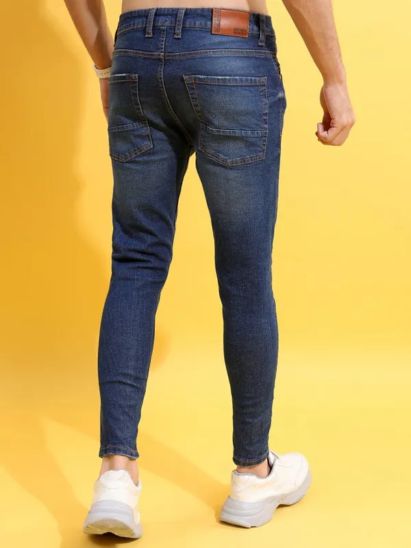  Highlander Men Blue Slim Fit Clean Look Jeans