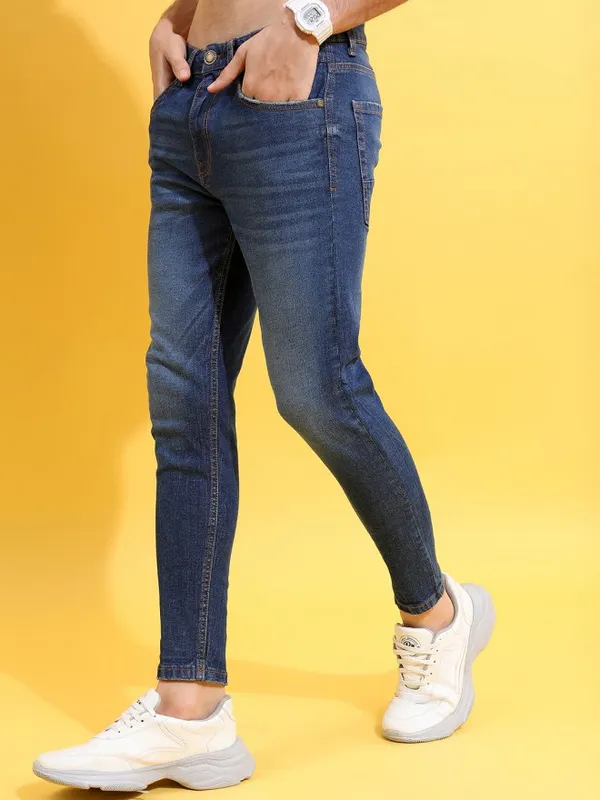 Highlander Men Blue Slim Fit Clean Look Jeans