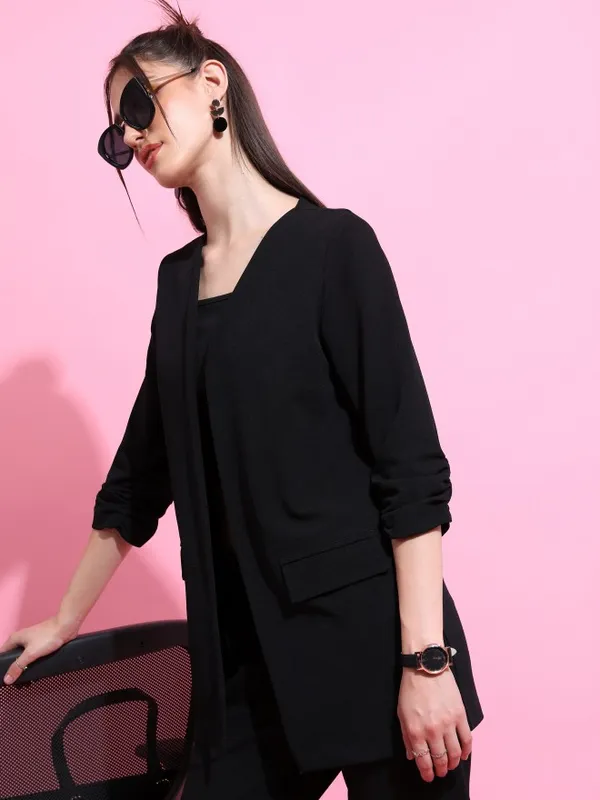 Women Solid Blazer