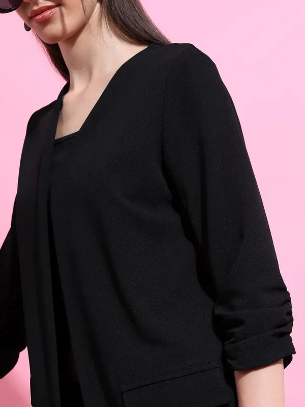 Women Solid Blazer