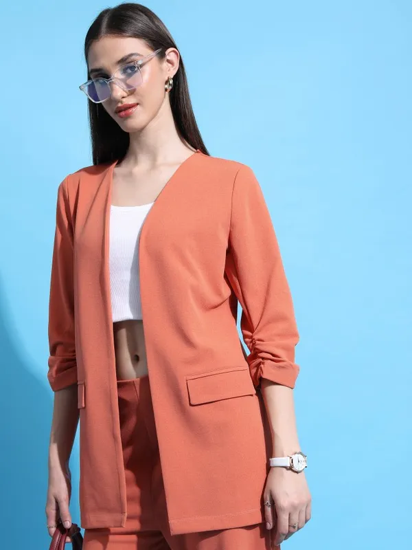Women Solid Blazer