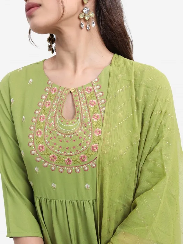 Women Kurta With Palazzo And Dupatta