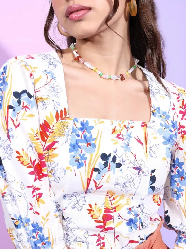  Tokyo Talkies Women Pink Printed Regular Tops