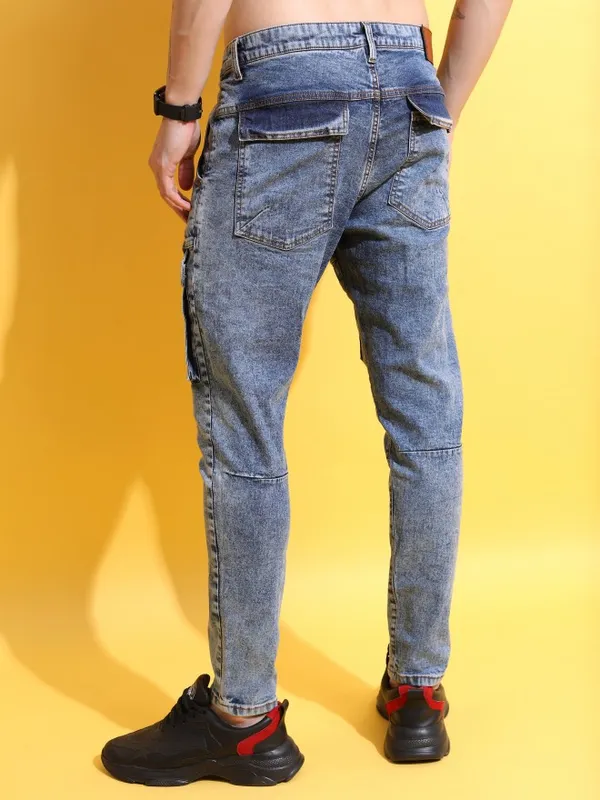  Highlander Men Blue Slim Fit Clean Look Jeans
