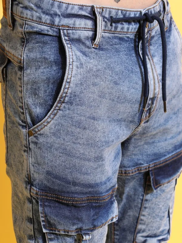  Highlander Men Blue Slim Fit Clean Look Jeans