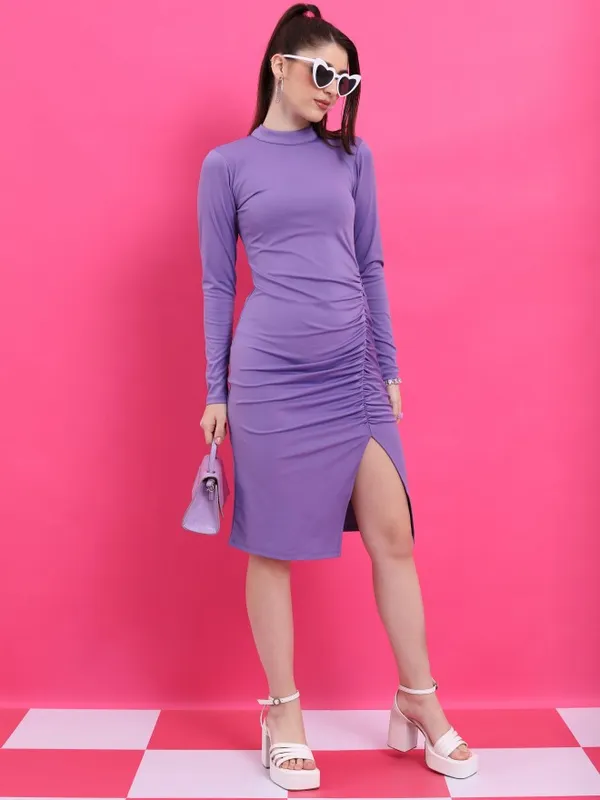Solid Bodycon Dress