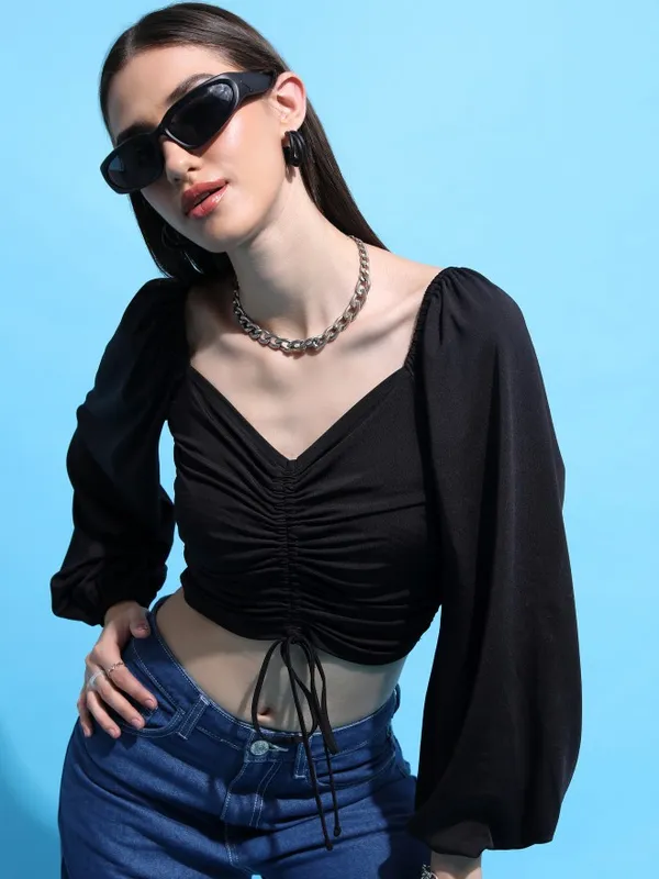 Solid Fitted Top