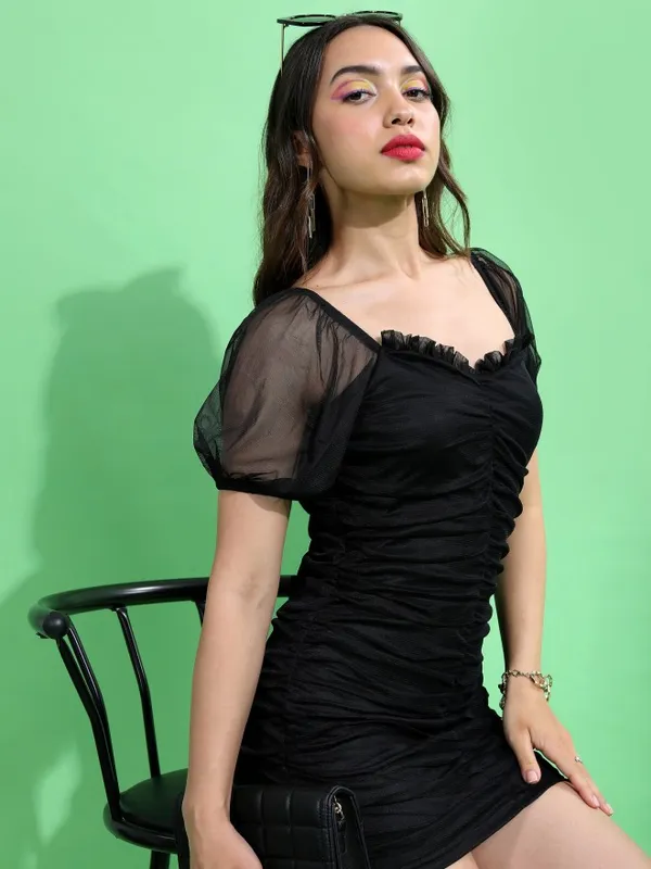 Solid Sheath Dress