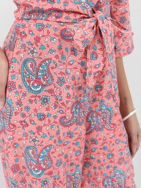 Women Top With Palazzo Clothing Set