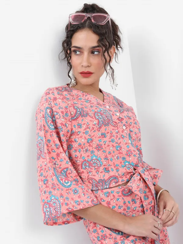 Women Top With Palazzo Clothing Set