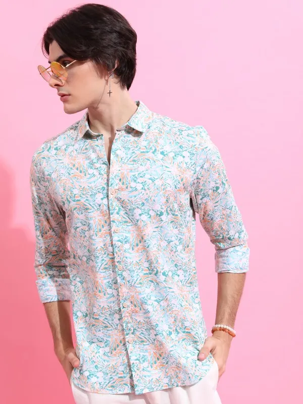 Men Slim Fit Casual Shirt
