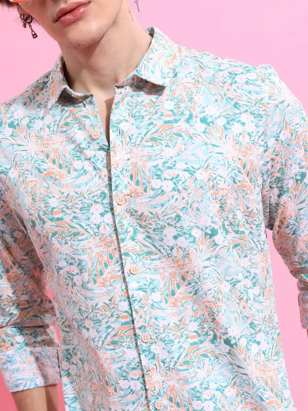 Men Slim Fit Casual Shirt