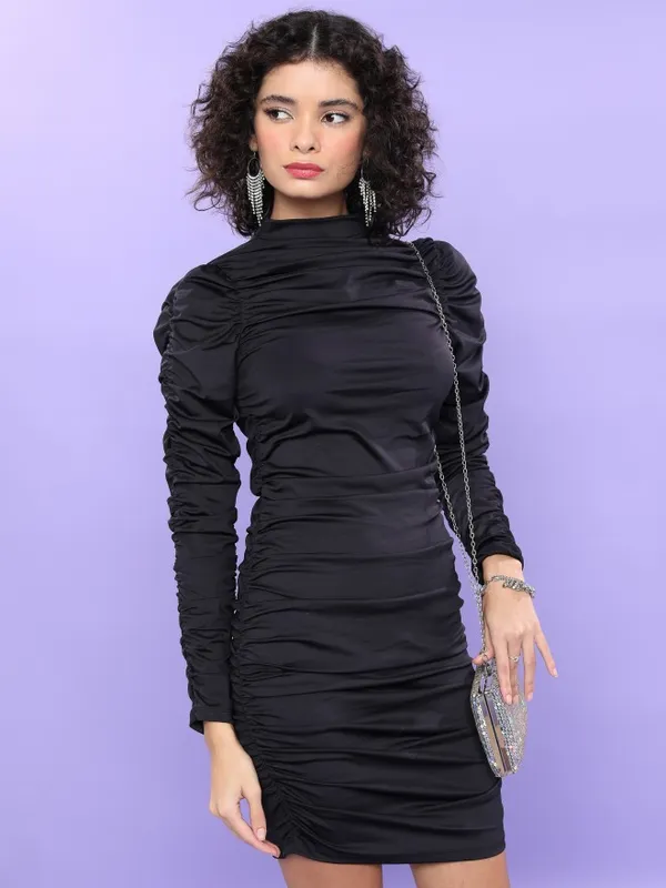  Ketch Women Black Solid Bodycon Dresses