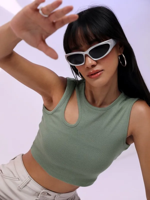 Solid Fitted Top
