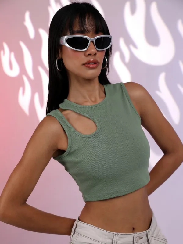 Solid Fitted Top