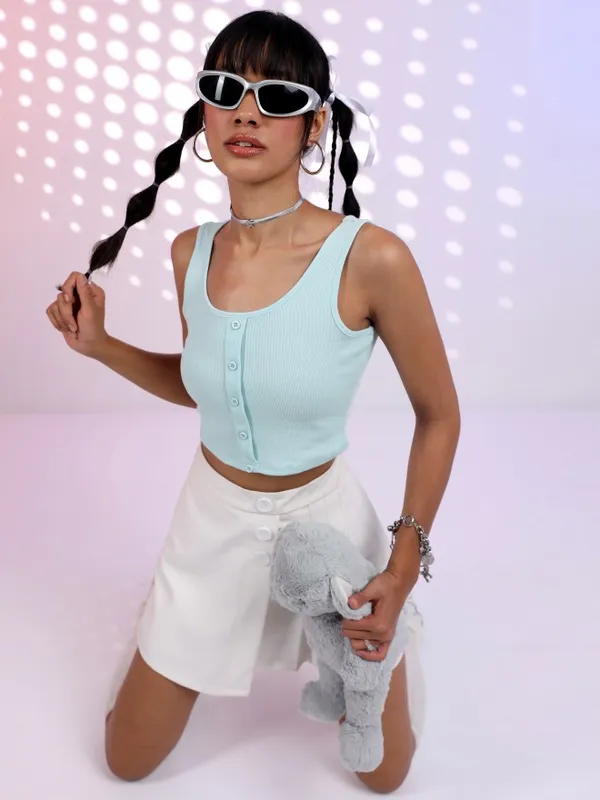 Solid Fitted Top