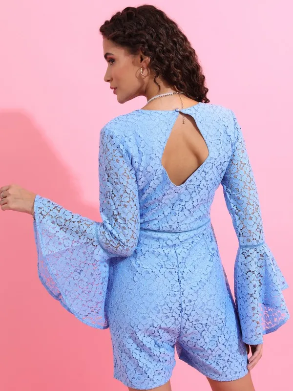 Self Design Regular Fit Jumpsuit