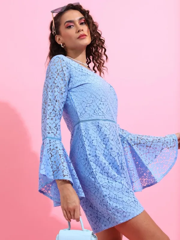 Self Design Regular Fit Jumpsuit