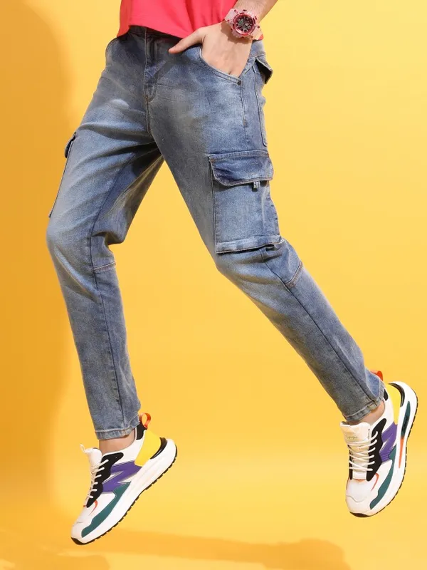 Highlander Men Blue Slim Fit Stretchable Jeans