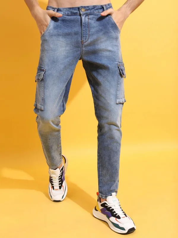 Highlander Men Blue Slim Fit Stretchable Jeans