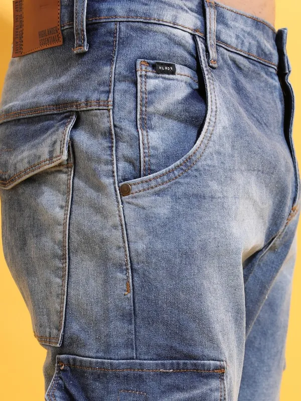 Highlander Men Blue Slim Fit Stretchable Jeans