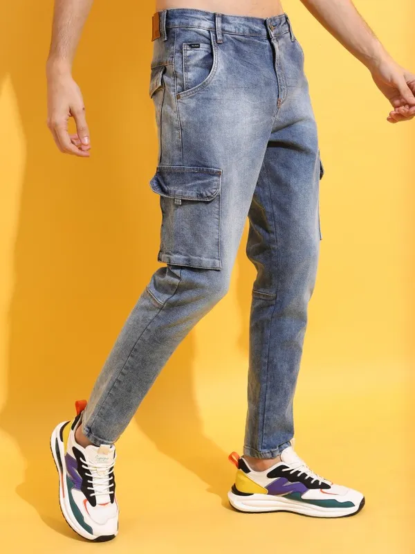 Highlander Men Blue Slim Fit Stretchable Jeans