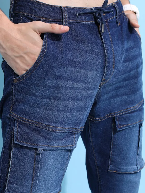 Highlander Men Blue Slim Fit Stretchable Jeans