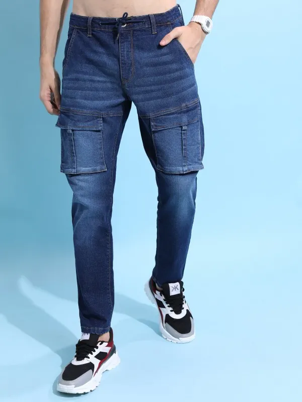 Highlander Men Blue Slim Fit Stretchable Jeans