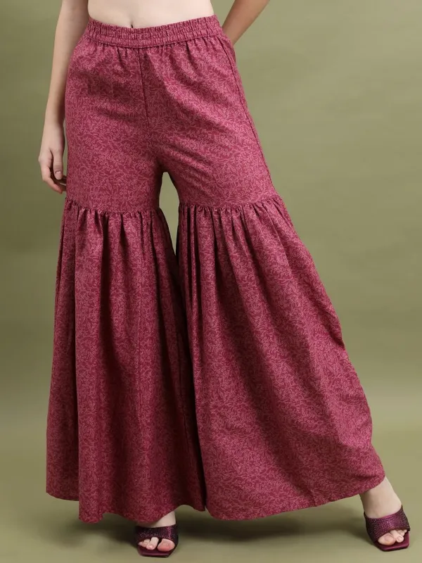 Women Kurta With Sharara & Dupatta