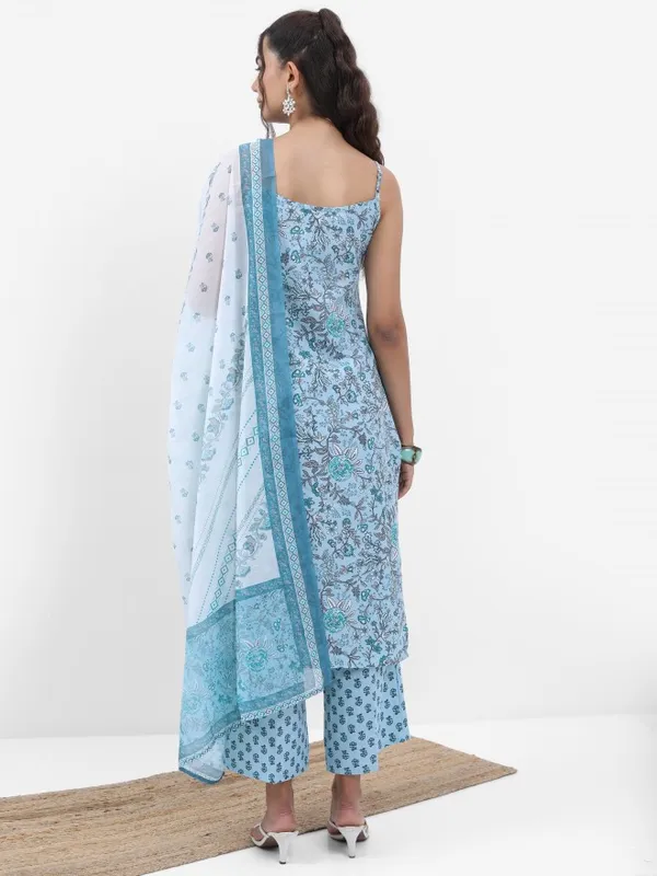  Ketch Women Turquoise Kurta Sets