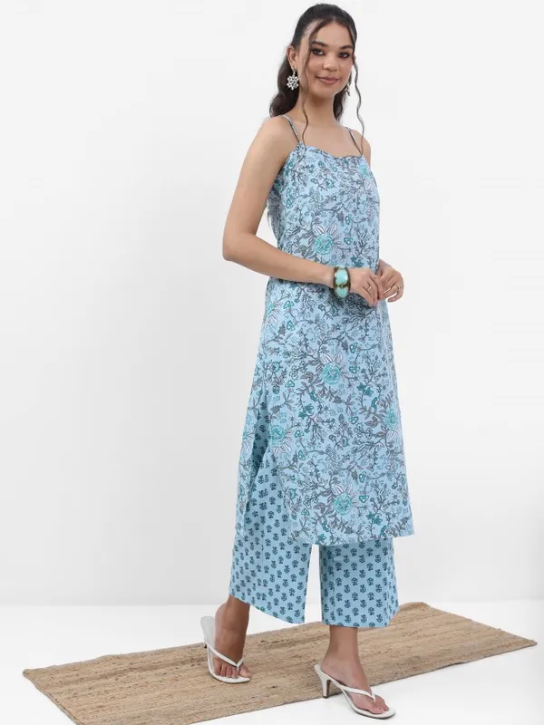  Ketch Women Turquoise Kurta Sets