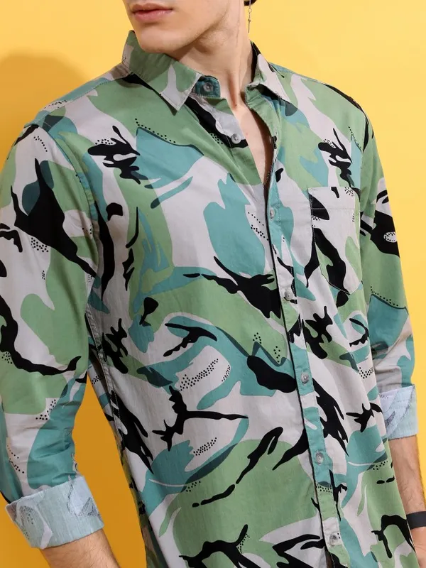 Men Slim Fit Casual Shirt