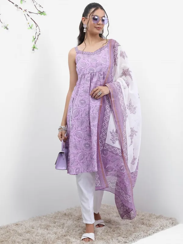 Women Kurta With Pant & Dupatta