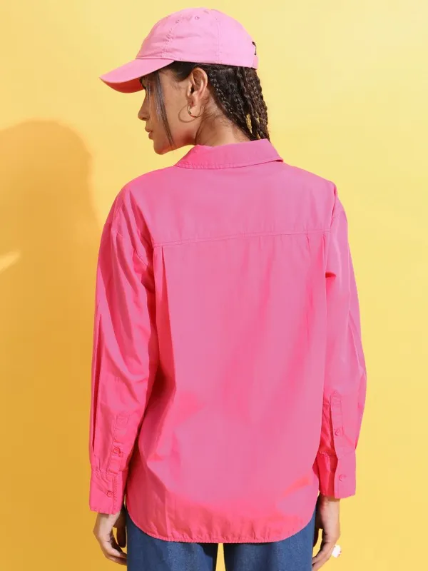 Women Solid Casual Shirt