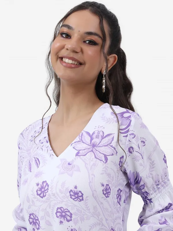  Vishudh Women Lavender Kurta Sets