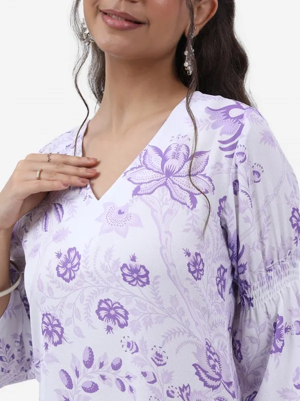  Vishudh Women Lavender Kurta Sets