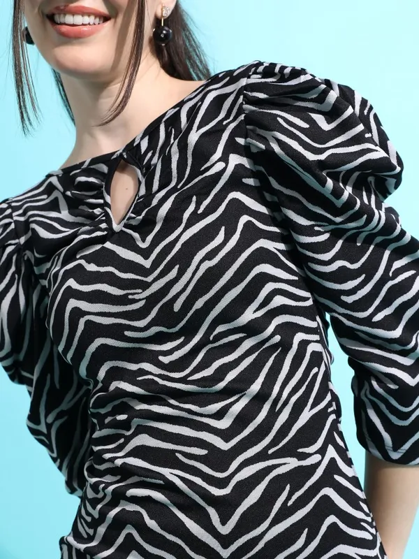 Printed Bodycon Dress