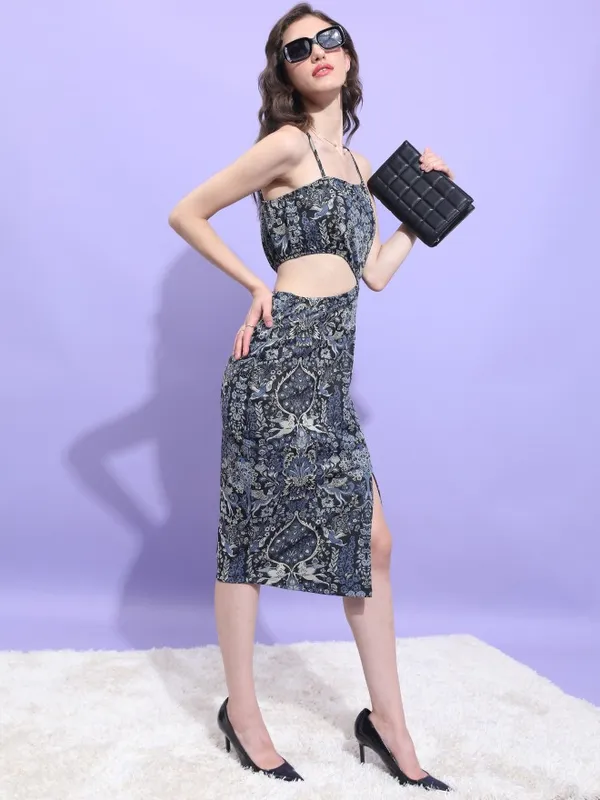  Tokyo Talkies Women Black Printed Bodycon Dresses