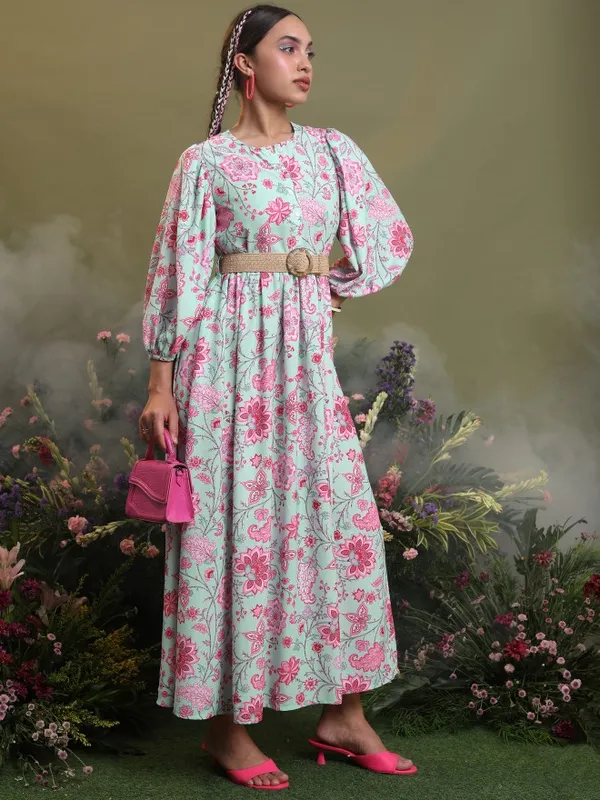 Printed Maxi Dress