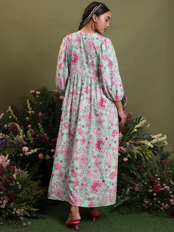 Printed Maxi Dress