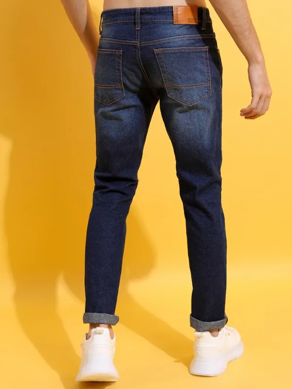  Highlander Men Blue Slim Fit Clean Look Jeans