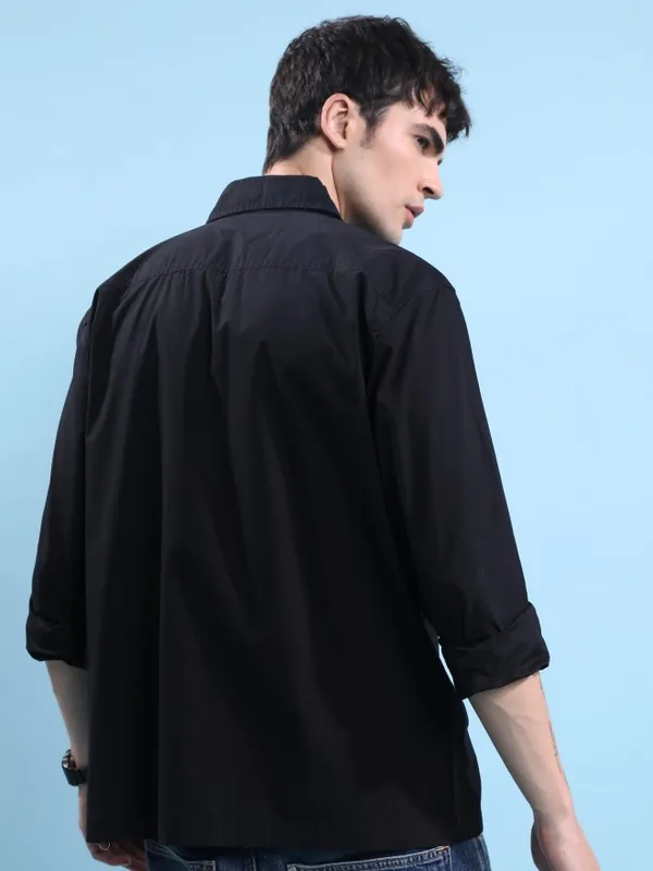 Men Oversized Fit Casual Shirt