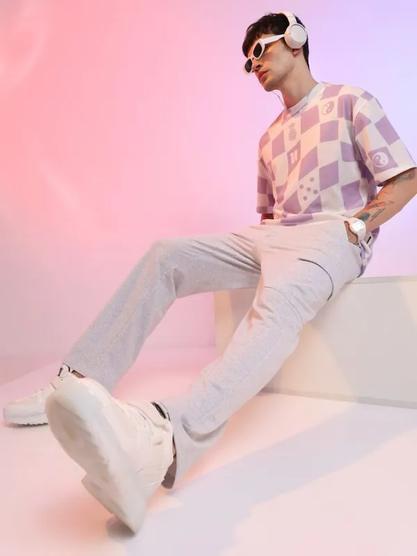 Men Relaxed Fit Casual Trouser