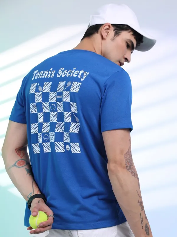 Men Printed Round Neck T-Shirt