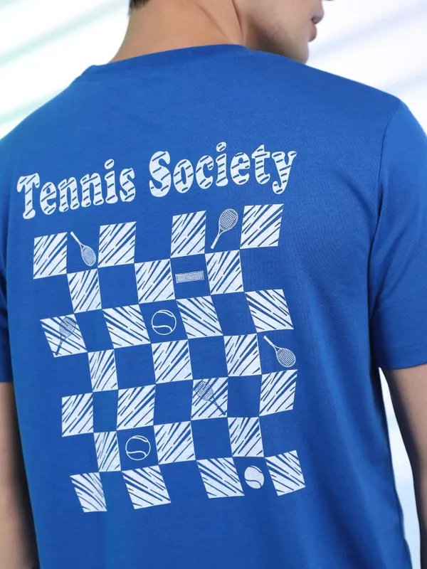 Men Printed Round Neck T-Shirt