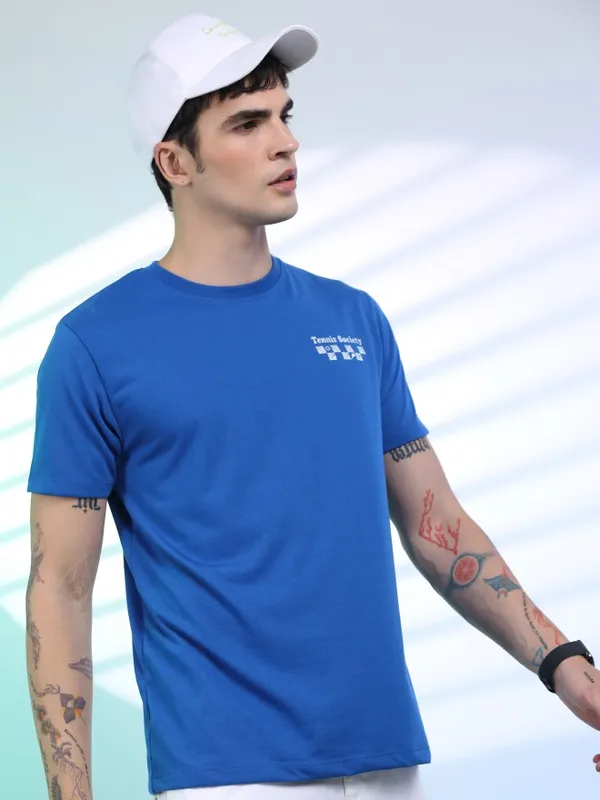 Men Printed Round Neck T-Shirt