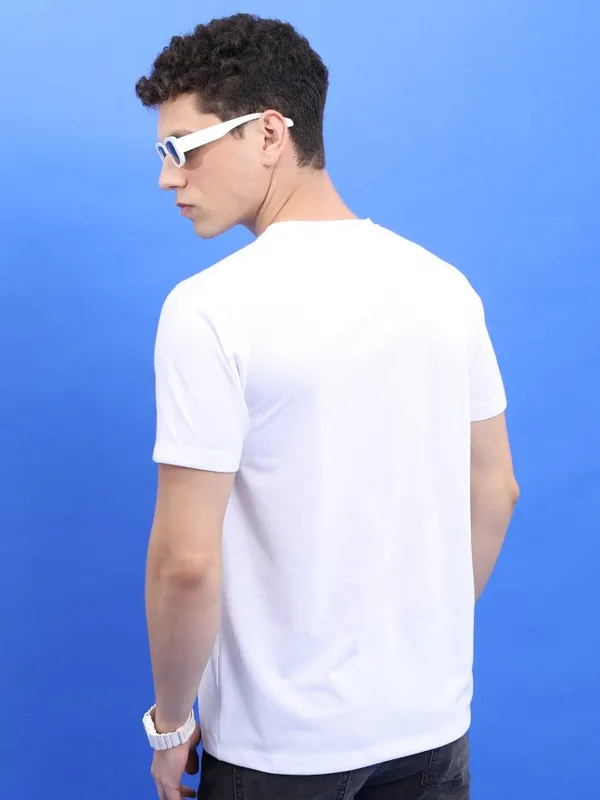 Men Printed Round Neck T-Shirt